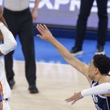 Shai Gilgeous-Alexander a signé une performance de choix mardi face à Dallas KEYSTONE/EPA/ADAM DAVIS